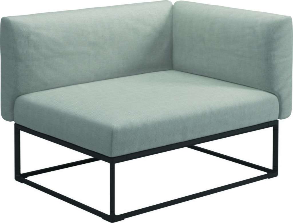 Gloster - Maya Endmodul - seagull - gestell meteor - 111 x 86 cm - outdoor