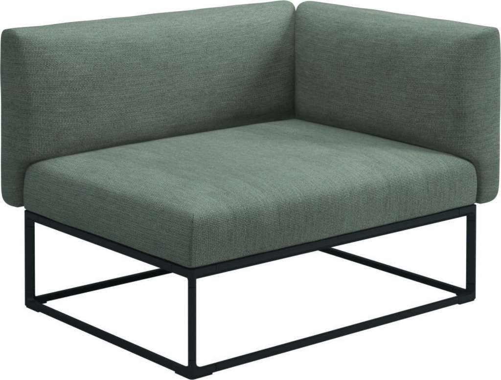 Gloster - Maya Endmodul - mez granite - gestell meteor - 111 x 86 cm - outdoor