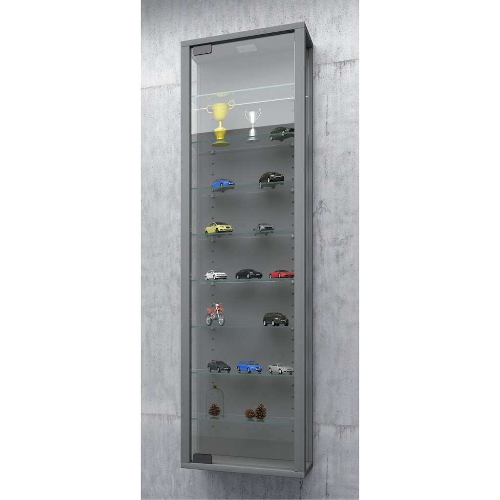 home24 Standvitrine Stano (inkl. Beleuchtung)