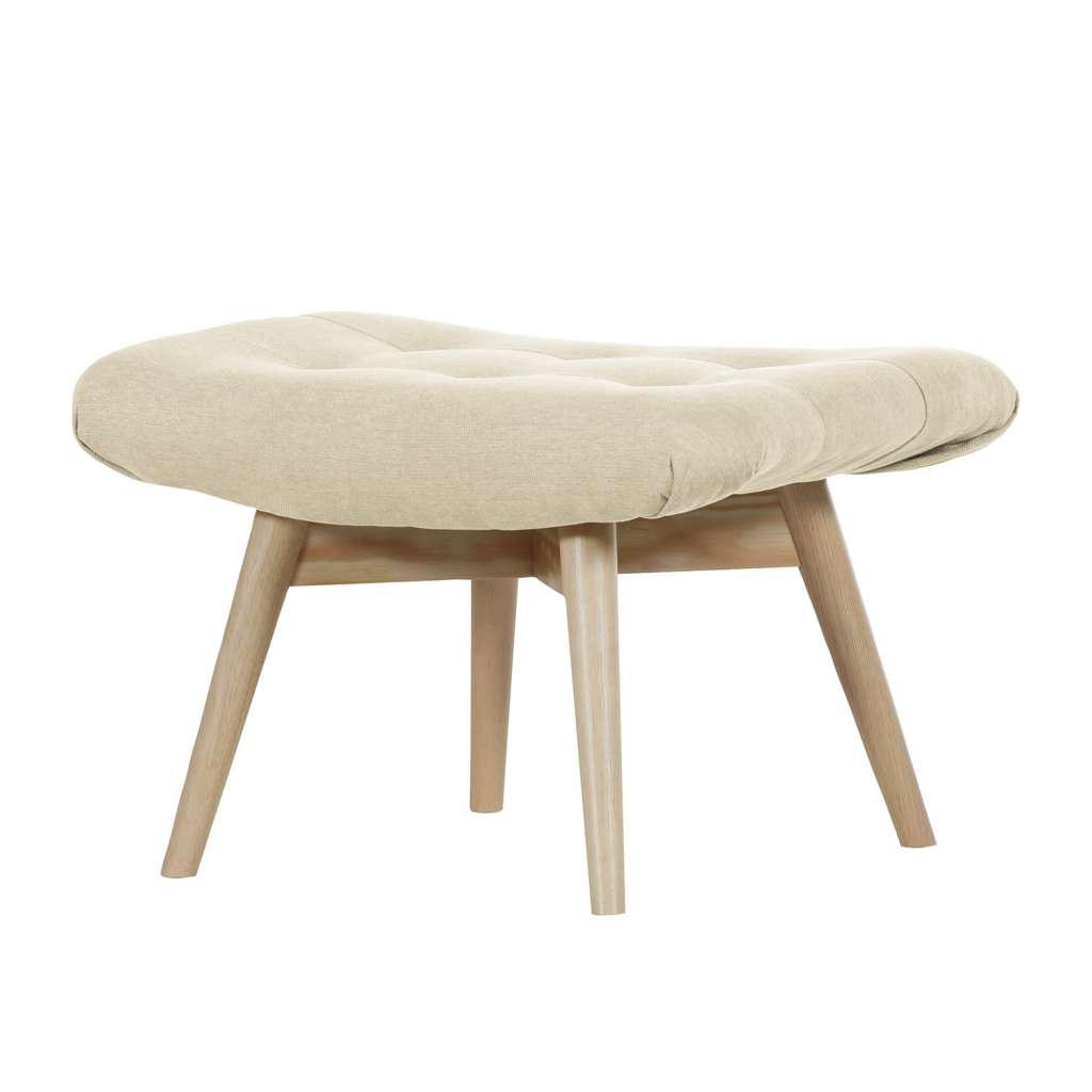 home24 Polsterhocker Tias Webstoff