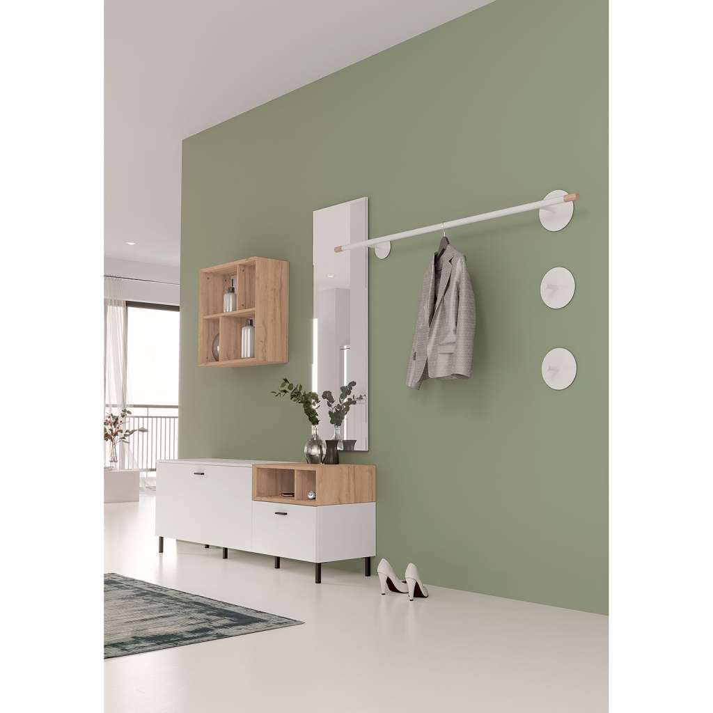 home24 Garderobenset Coruna (4-teilig)