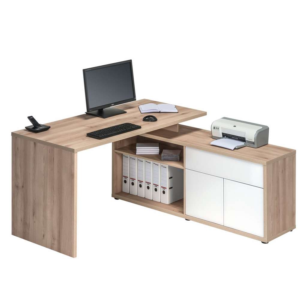 home24 Eckschreibtisch Marela