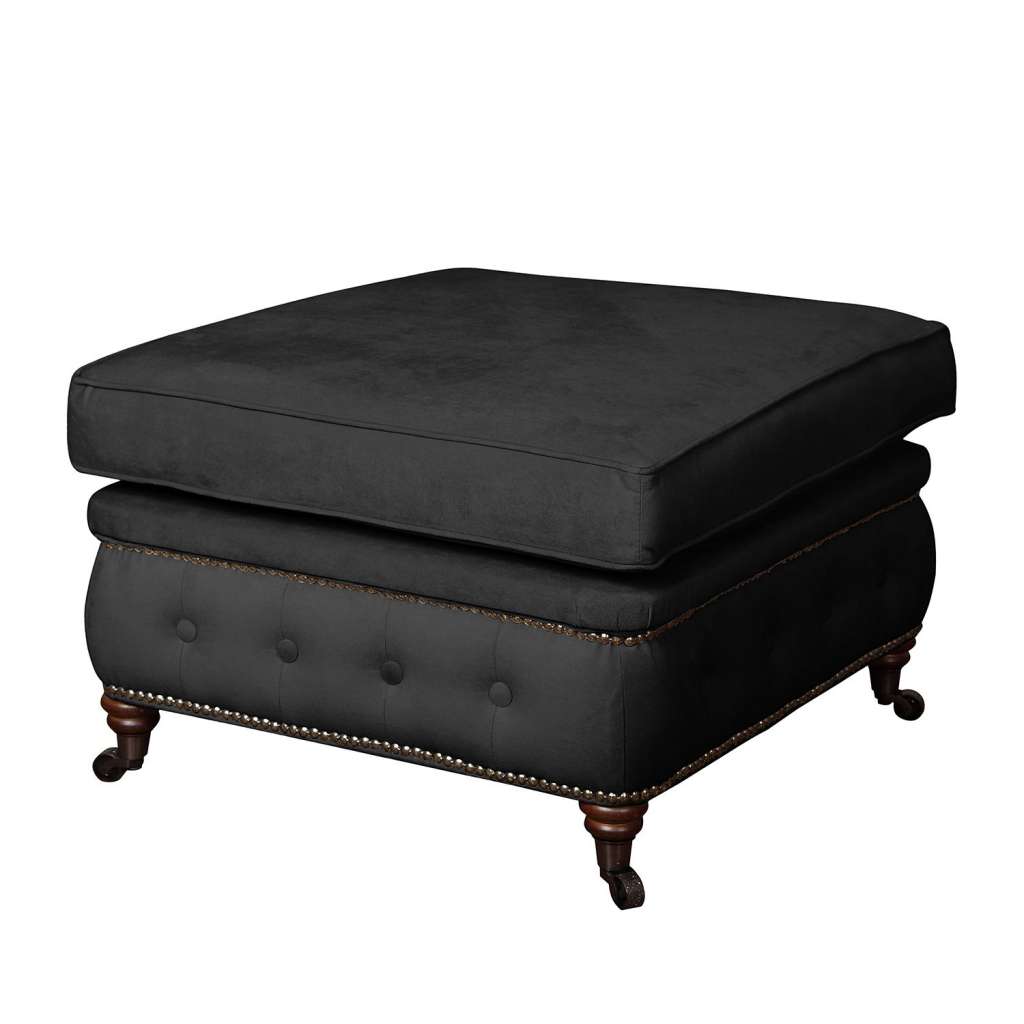 home24 Polsterhocker Esplanada (klein) Samt