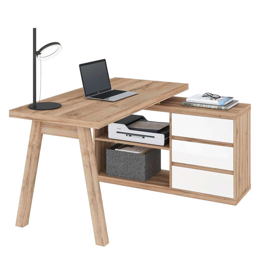 home24 Eckschreibtisch Rya