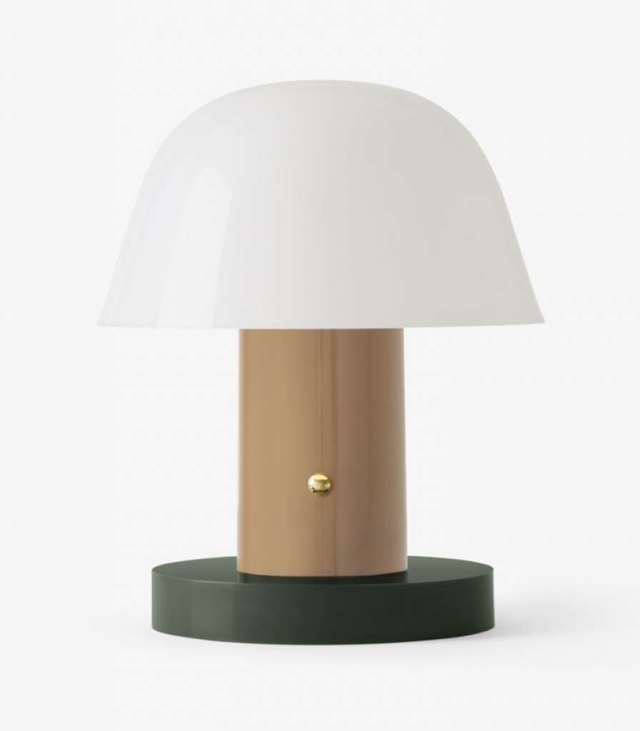 andTRADITION - Setago JH27 Tischleuchte - nude&forest - indoor
