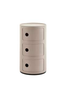 Kartell - Componibili Bio Container - 3 Elemente - creme - indoor