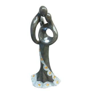 home24 LED-Aussen-Brunnen 27cm 6-flammig