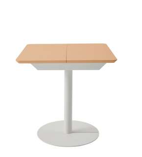 Müller Möbelwerkstätten - Duotable - Tischplatte Mildorange lackiert - indoor