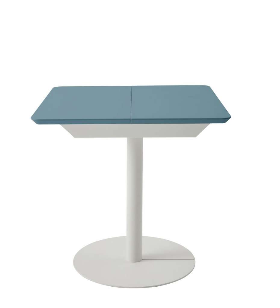 Müller Möbelwerkstätten - Duotable - Tischplatte Silbertannenblau lackiert - indoor