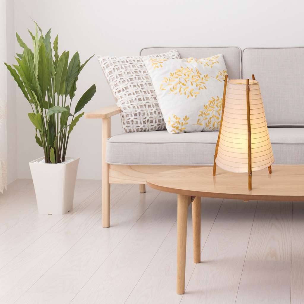 home24 Tischleuchte Bamboo