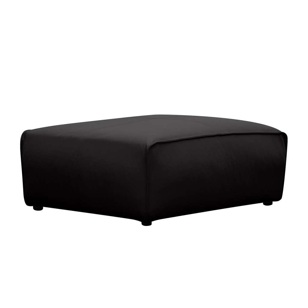 home24 Polsterhocker Hudson Echtleder