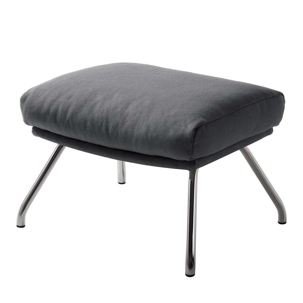 home24 Polsterhocker Garbo I Webstoff