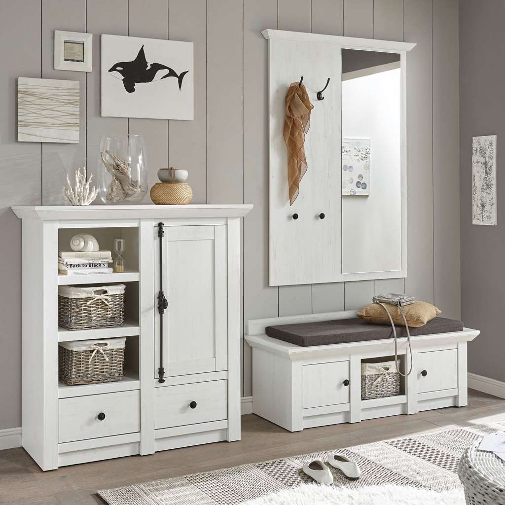 home24 Garderobenset Westerland III (3-teilig)