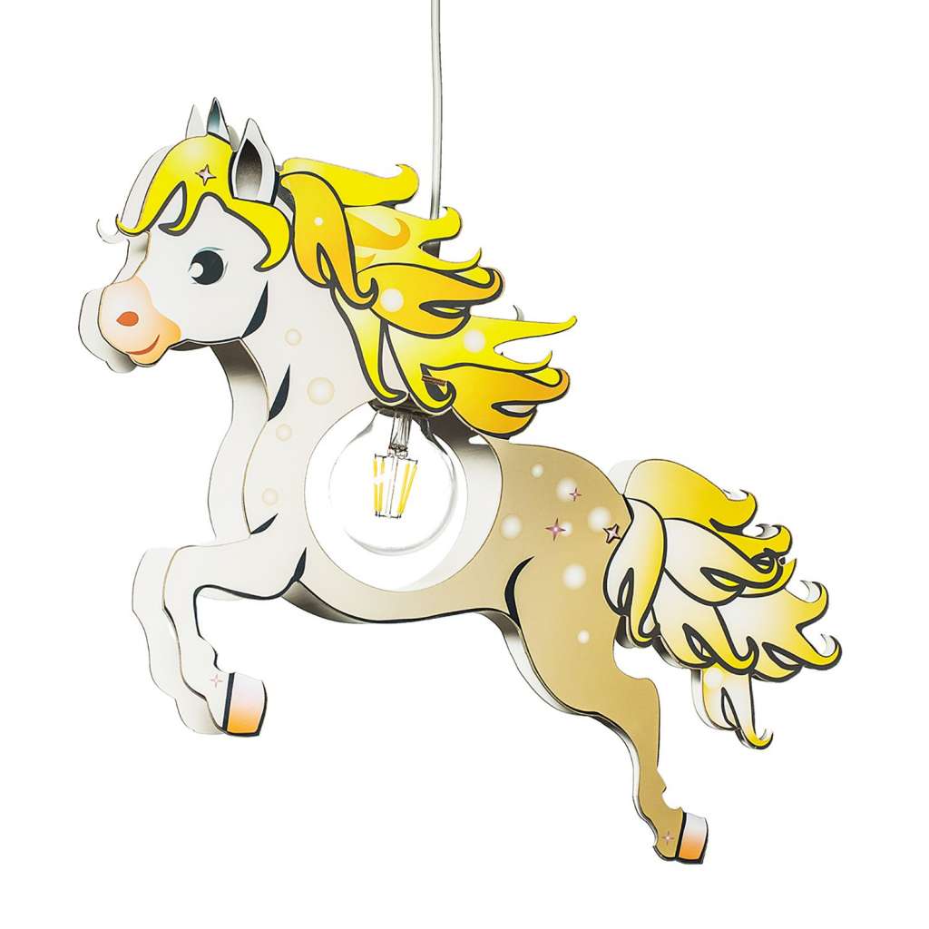 home24 Pendelleuchte Pferd