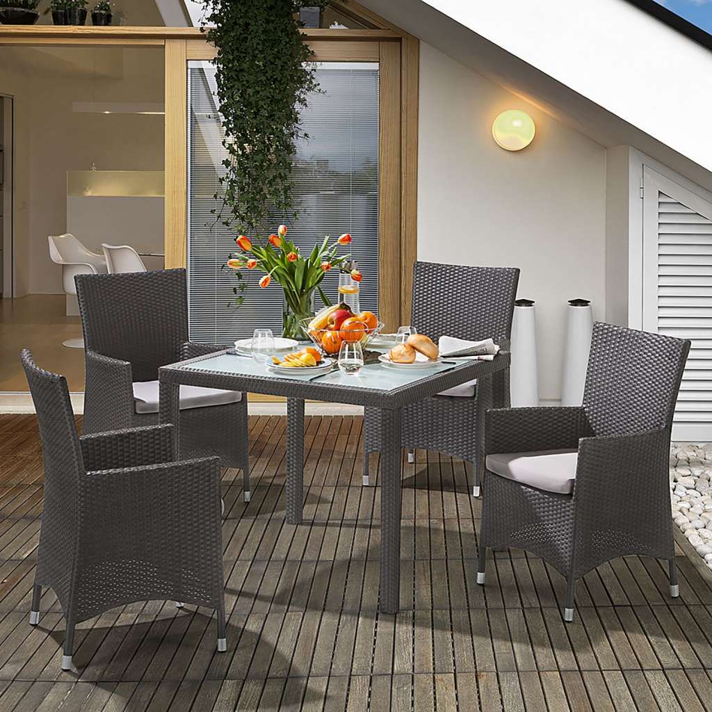 home24 Gartenstuhl Paradise Lounge II (2er-Set)