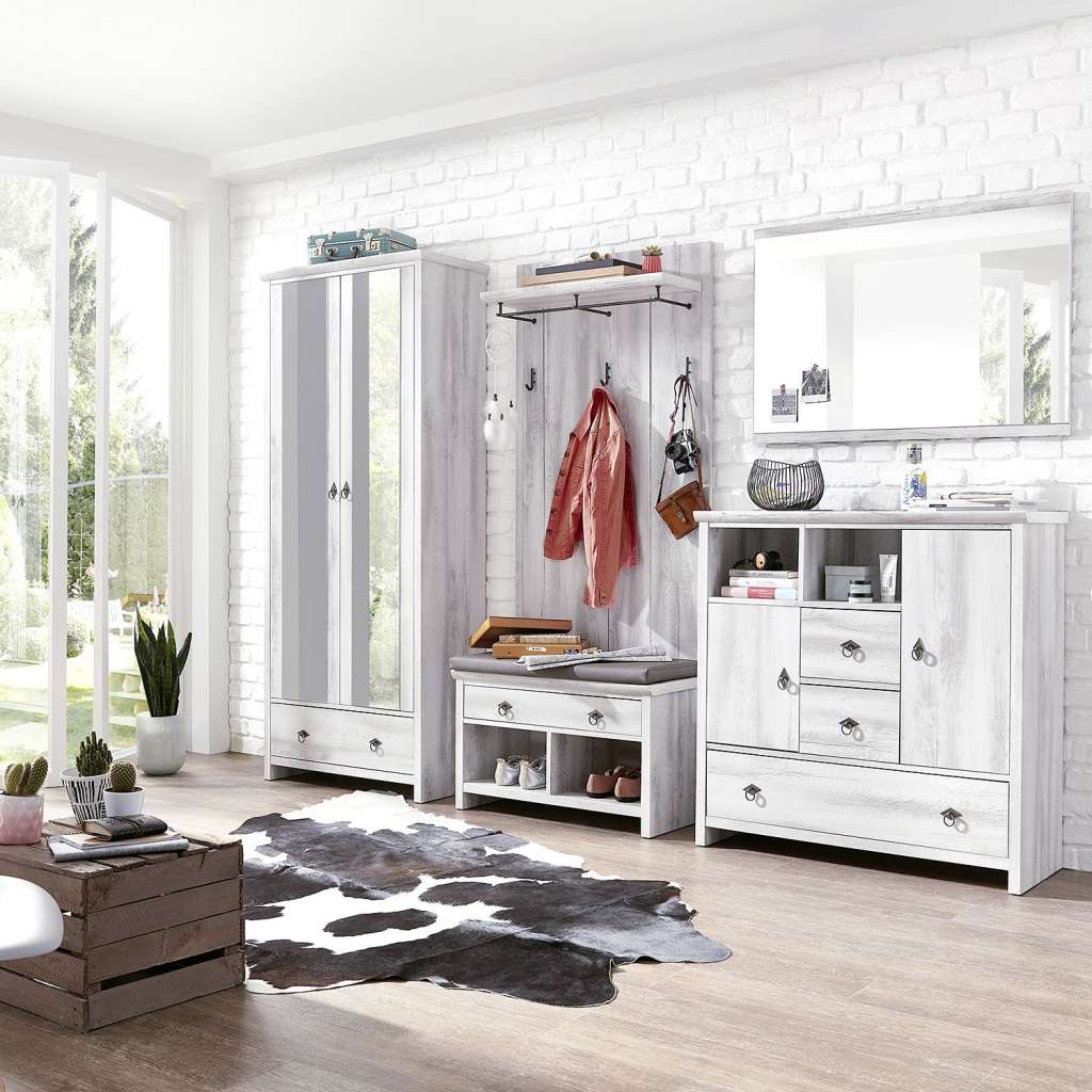 home24 Garderobenkombination Kerko (5-teilig)