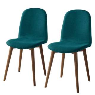 home24 Polsterstuhl Warka (2er-Set)