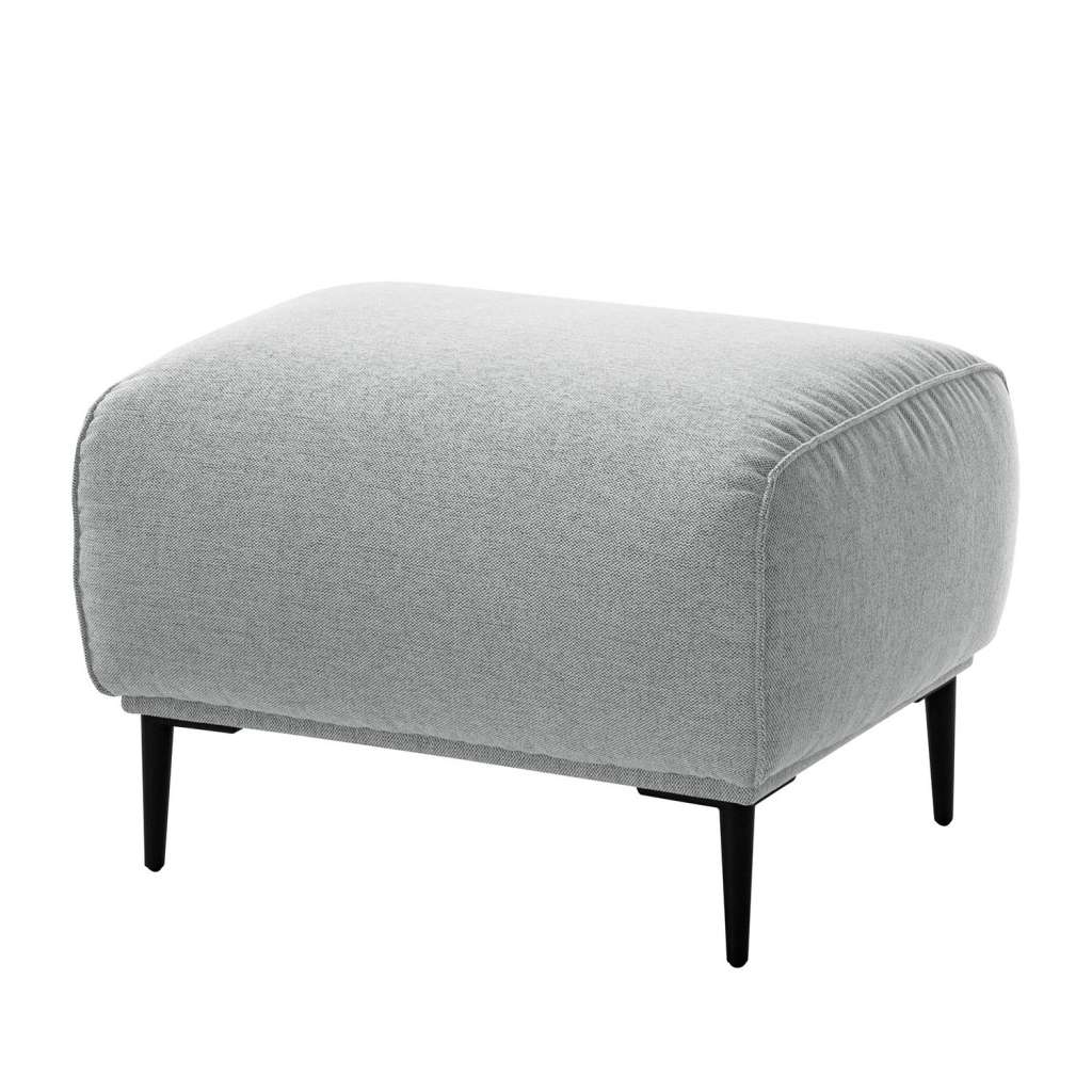 home24 Polsterhocker Crawford Webstoff