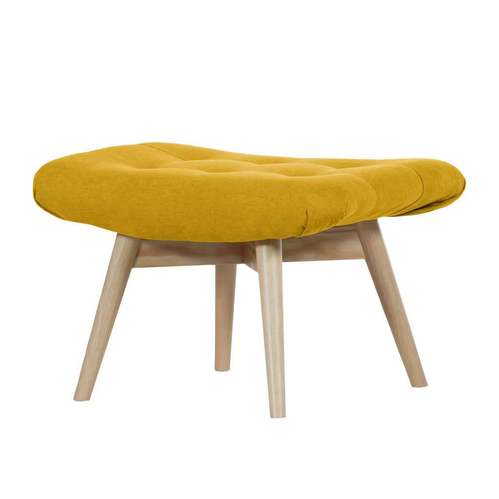home24 Polsterhocker Tias Webstoff