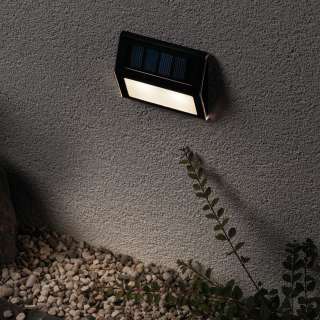 home24 Solar-Wandleuchte Basic IV