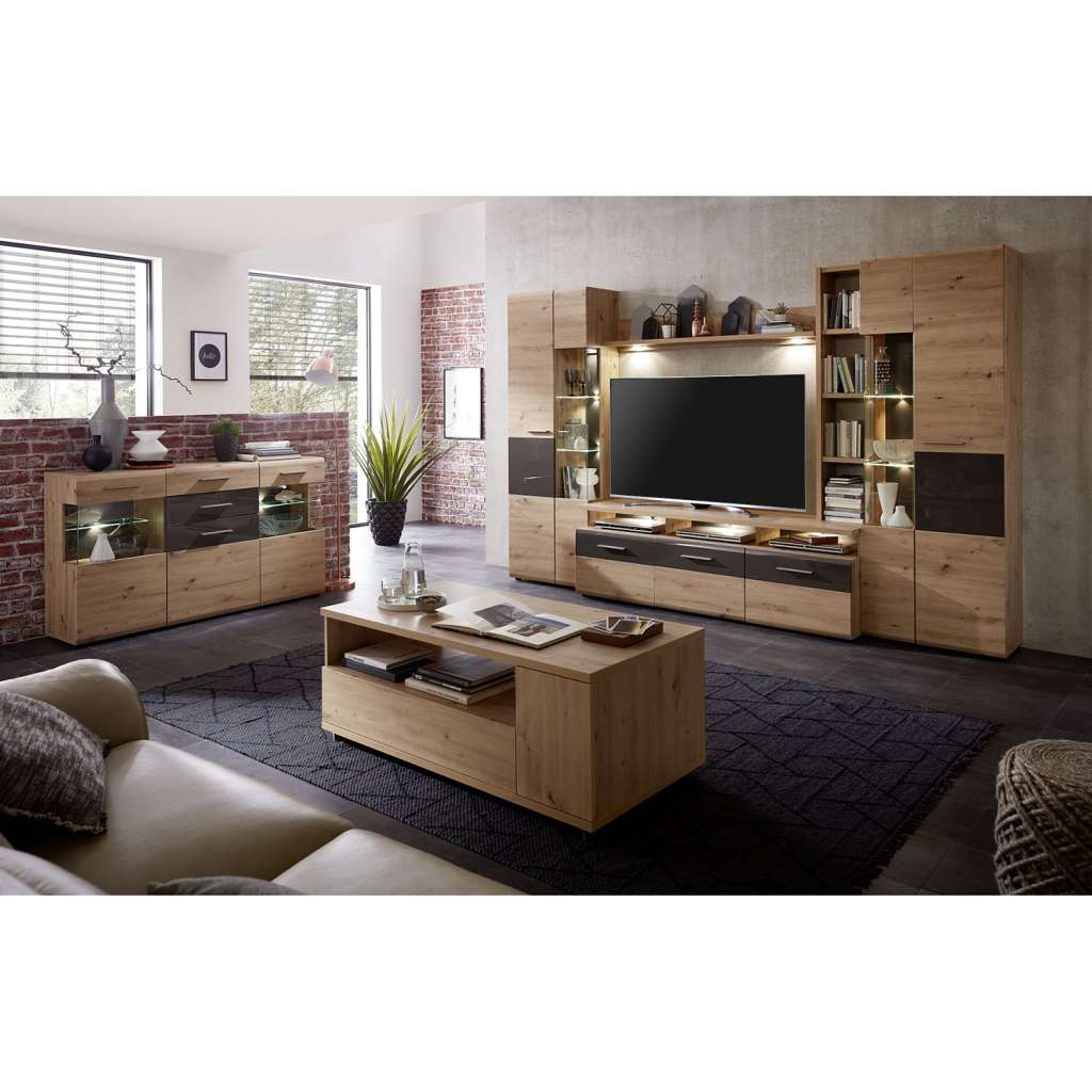 home24 Vitrinenschrank Soldeu I