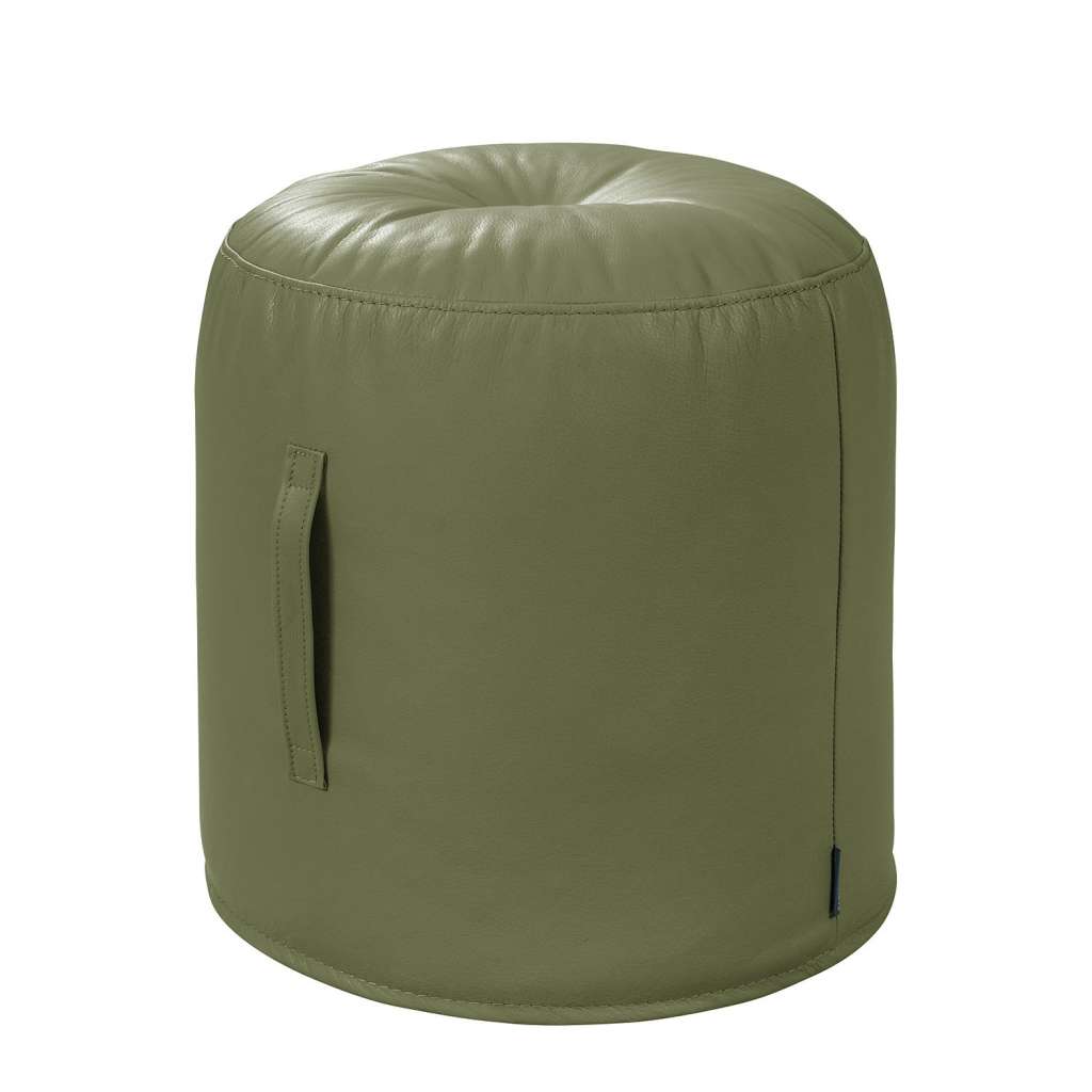 home24 Sitzhocker Cilaos Echtleder