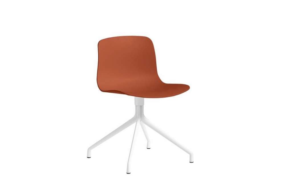 HAY - About a Chair AAC 10 - orange - weiß - indoor