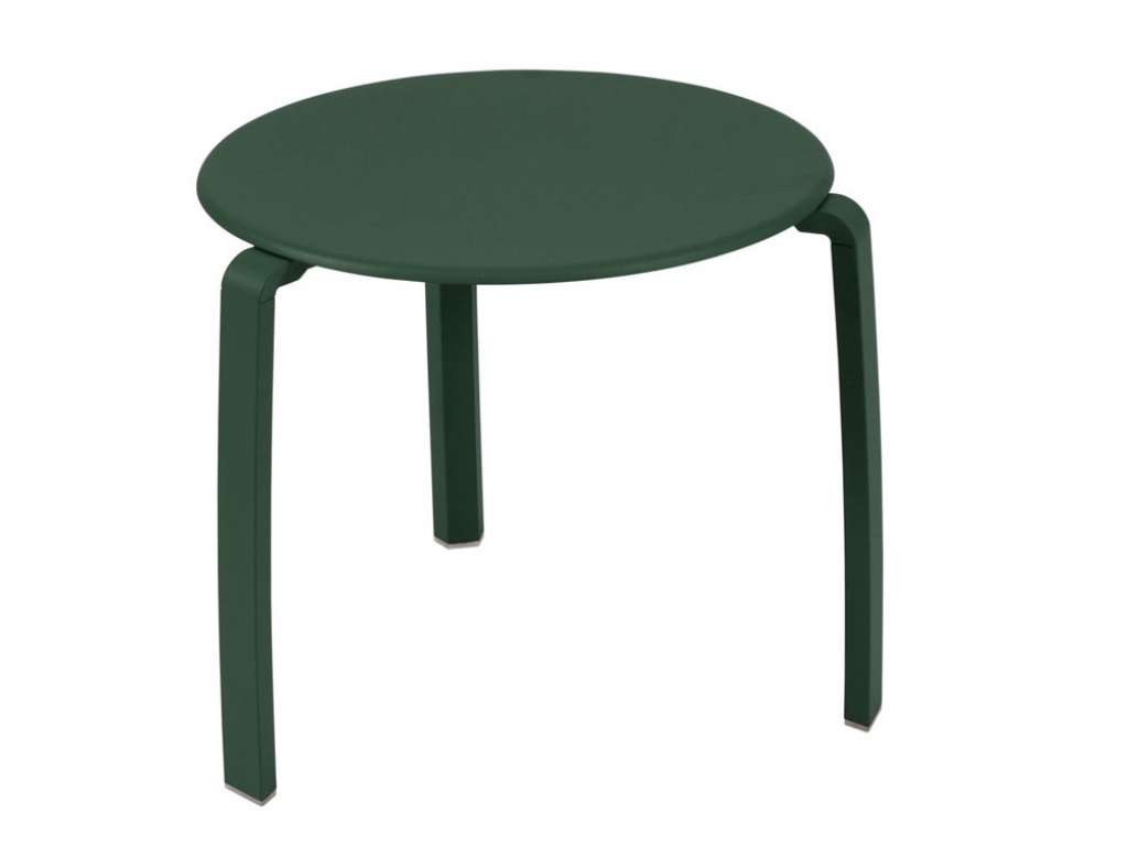 Fermob - ALIZÉ Niedriger Tisch Ø 48 cm - 02 Zederngrün - outdoor