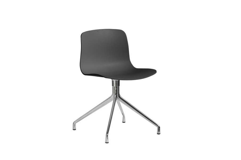 HAY - About a Chair AAC 10 - helles Schwarz/ soft black - poliert - indoor