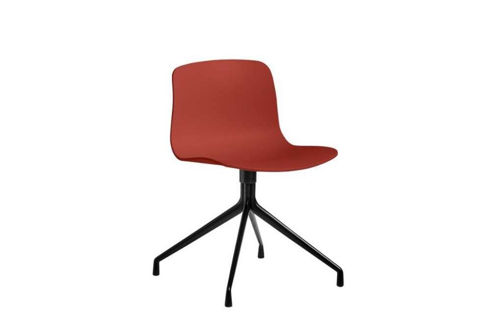 HAY - About a Chair AAC 10 - warm red - schwarz - indoor