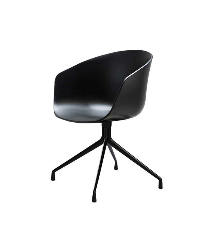 HAY - About a Chair AAC 20 - Sitz schwarz - Gestell schwarz - indoor