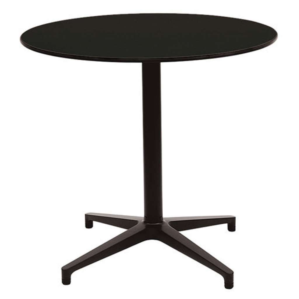 Vitra - Bistro Table indoor - rund/schwarz - indoor