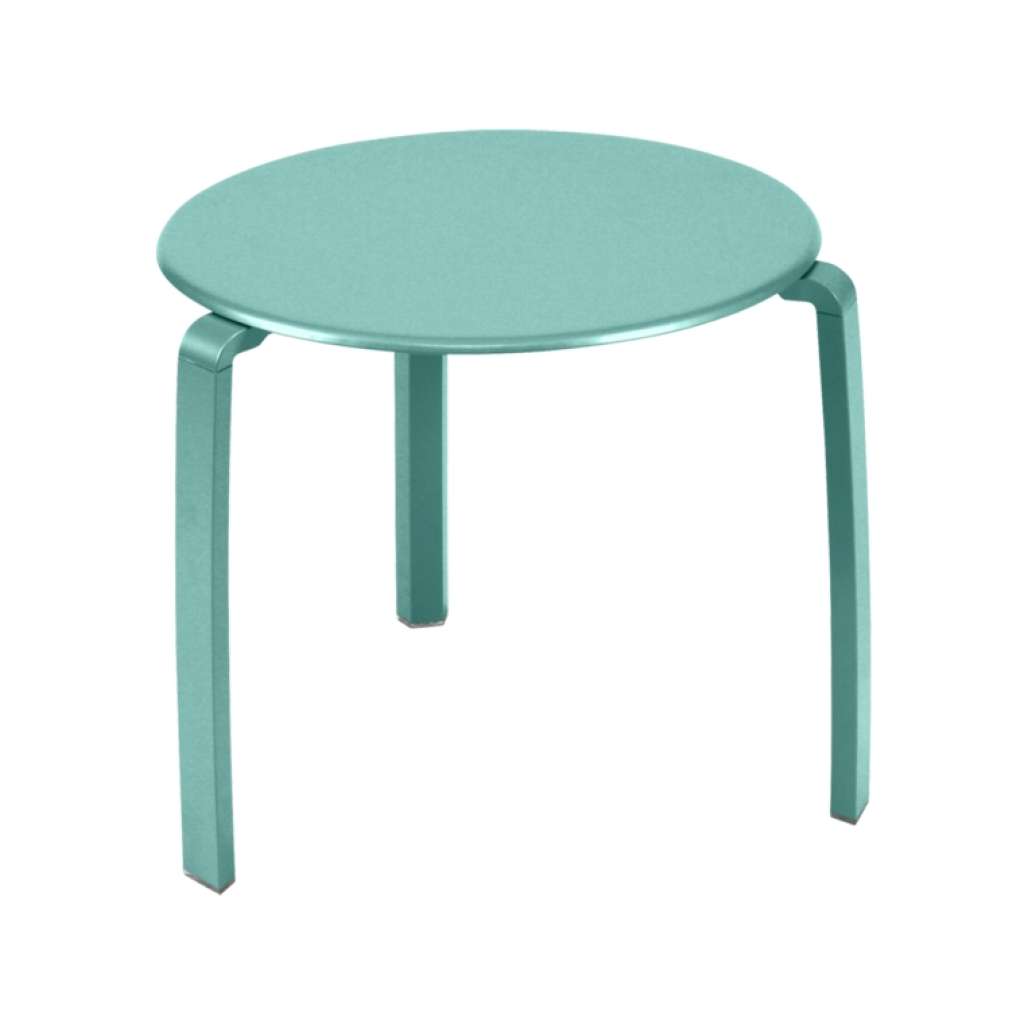 Fermob - ALIZÉ Niedriger Tisch Ø 48 cm - 46 Lagunenblau - outdoor