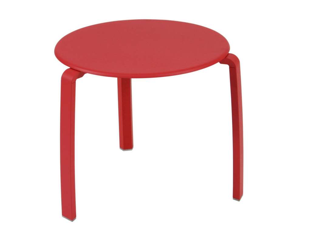 Fermob - ALIZÉ Niedriger Tisch Ø 48 cm - 67 Mohnrot - outdoor
