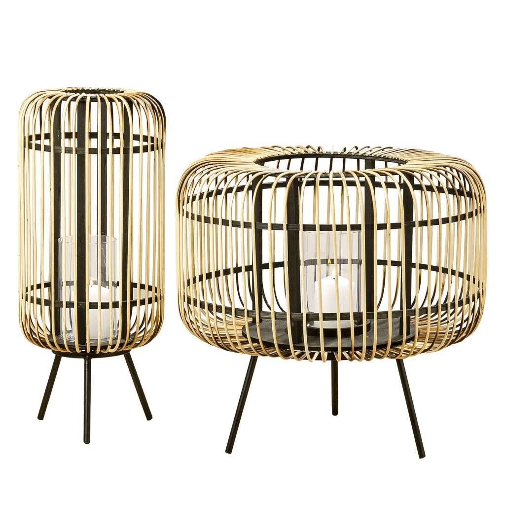 home24 Windlicht Mio (2-teilig)