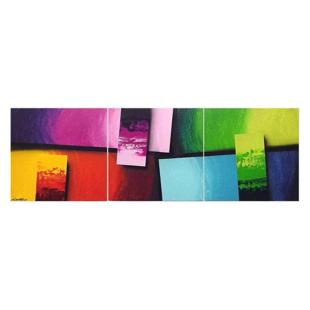 home24 Wandbild Quadratur der Farben