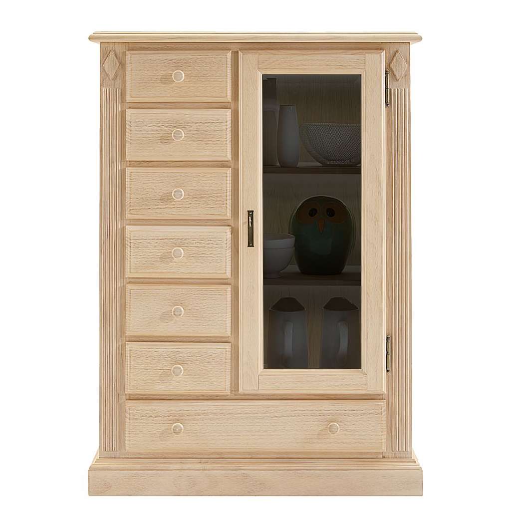 home24 Vitrinenschrank Breddin I
