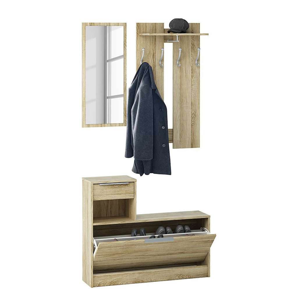 home24 Garderobenset Stillwater (3-teilig)