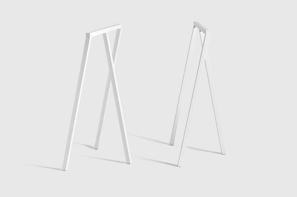 HAY - Loop Stand Frame - S - weiß - indoor