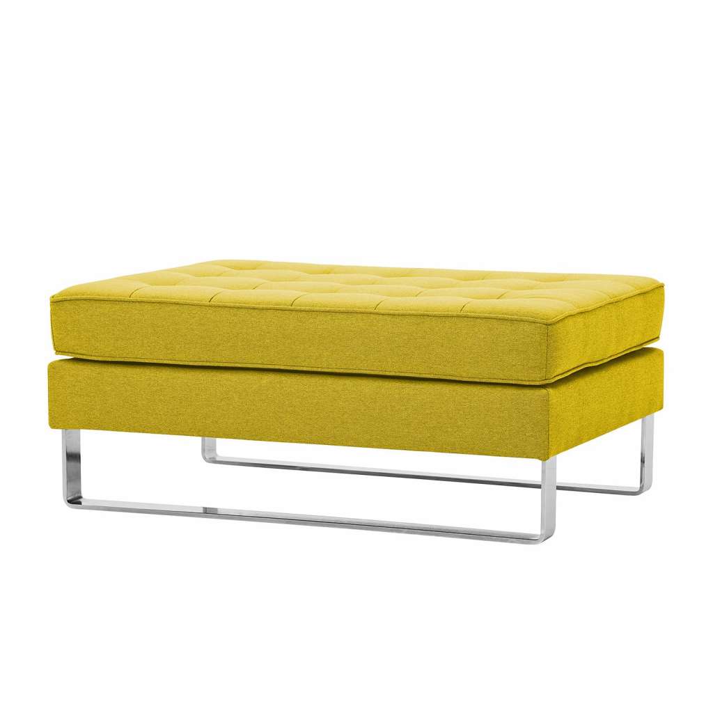 home24 Polsterhocker Chelsea Webstoff