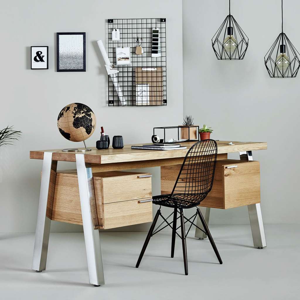 home24 Schreibtisch Solid Desk 160
