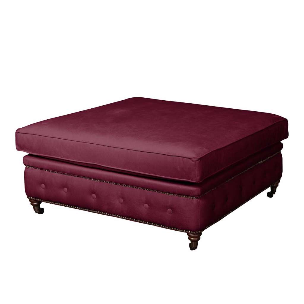 home24 Polsterhocker Esplanada (gross) Samt