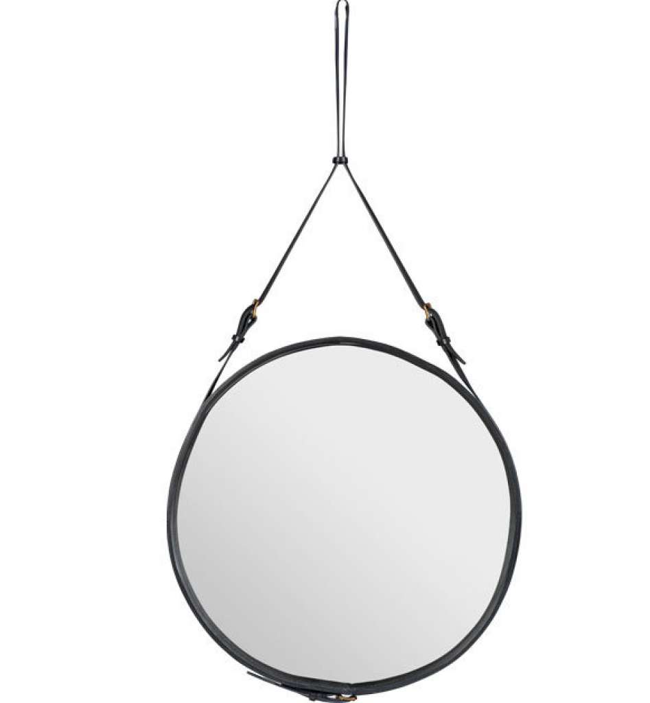 Gubi - Adnet Spiegel - Ø 45 cm - schwarz - indoor