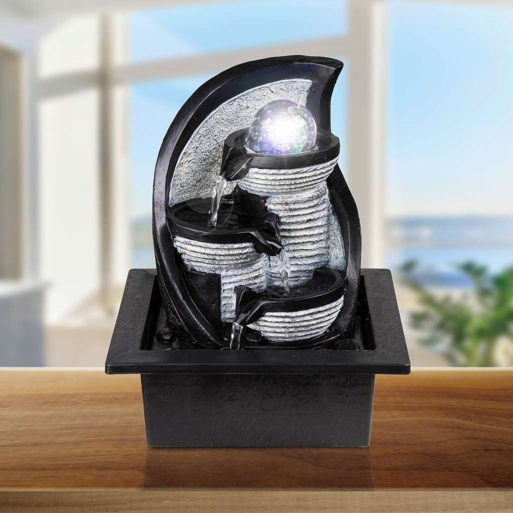 home24 LED-Zierbrunnen Alberto III