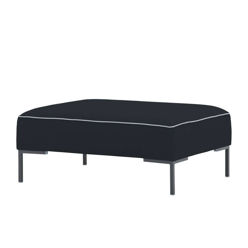 home24 Polsterhocker Ampio Duo Webstoff