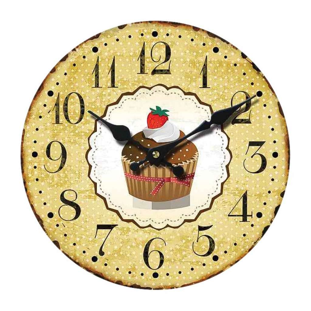 home24 Wanduhr Muffin