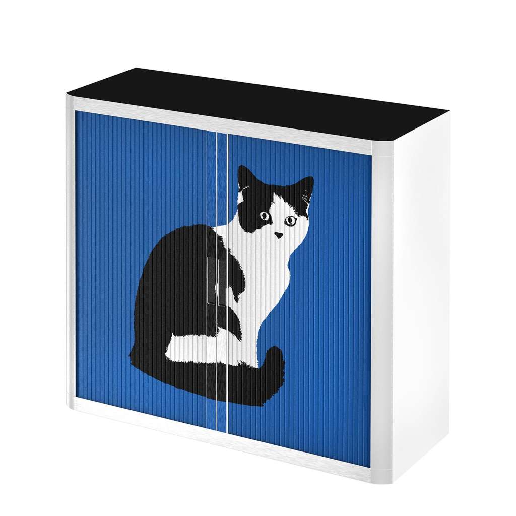 home24 Rollladenschrank easyOffice Pop Art Cat