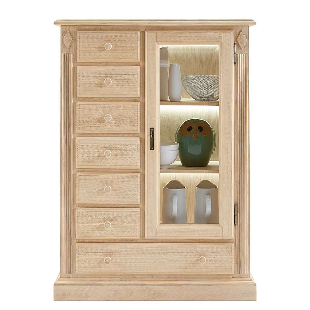 home24 Vitrinenschrank Breddin I