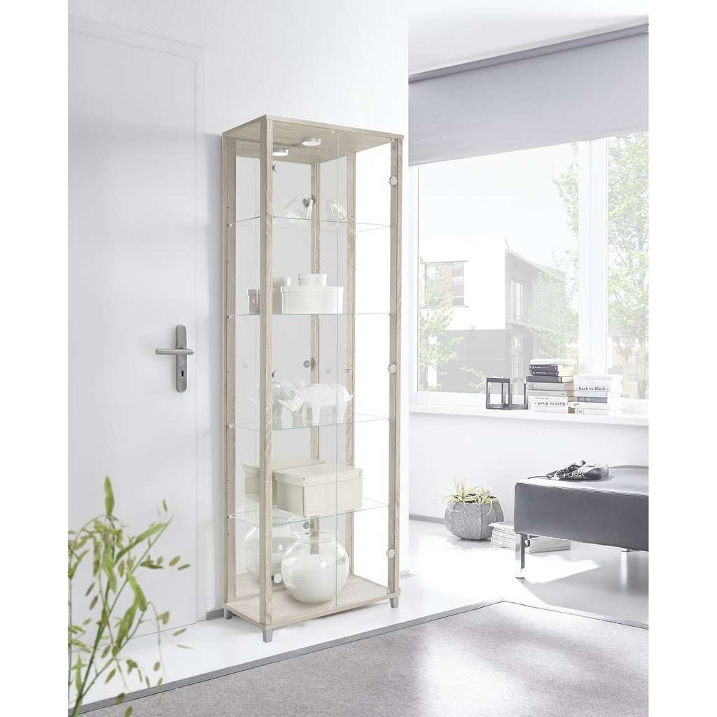home24 Vitrinenschrank Exhibit (inkl. Beleuchtu