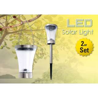 home24 LED-Solarleuchte Madagaskar (2er Set)